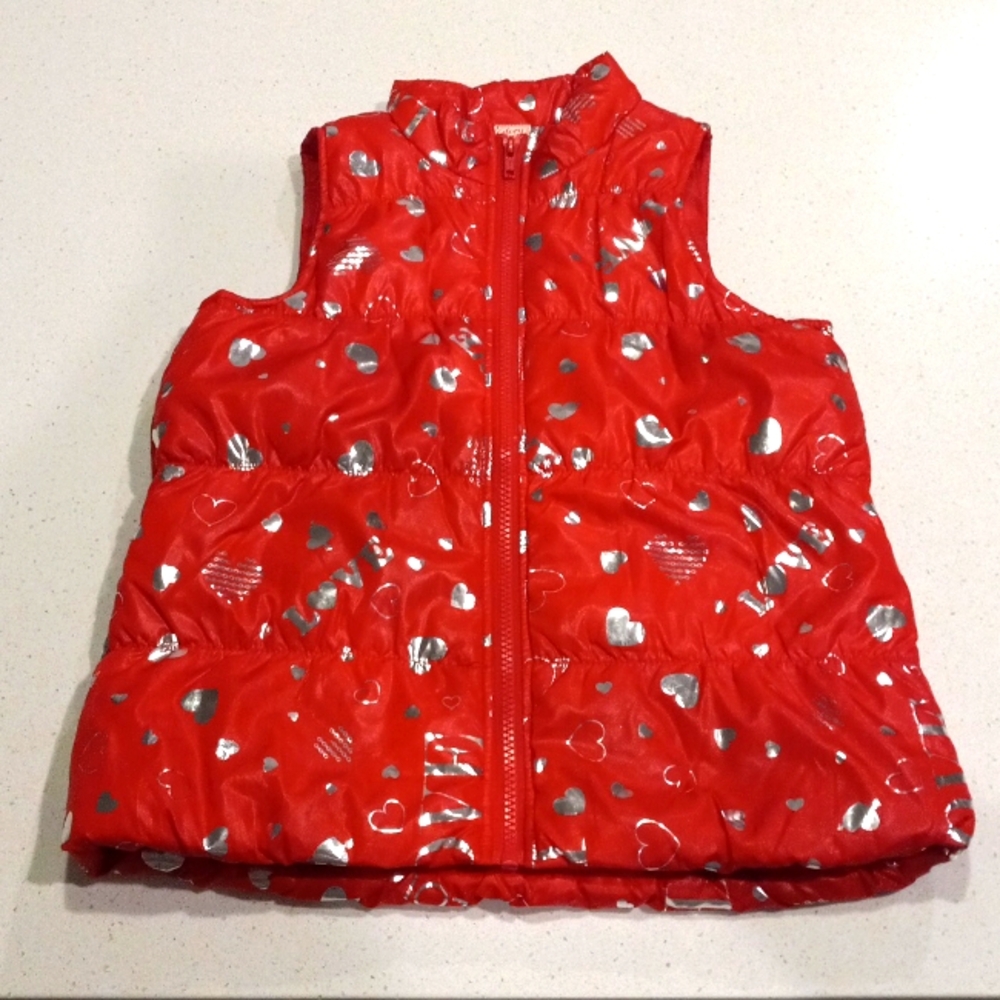 Faded Glory Junior Girls Puffy Vest (Size: M 7/8)